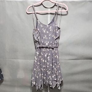 LC Lauren Conrad Lavender/Gray Dress